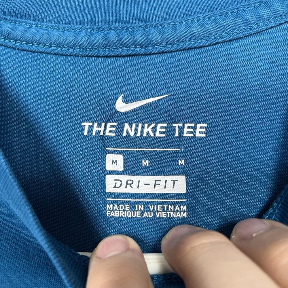 Nike Court Tee shirt Mens M Blue Slam Hike Man Tennis Short sleeve DC5376-301 - Picture 11 of 14